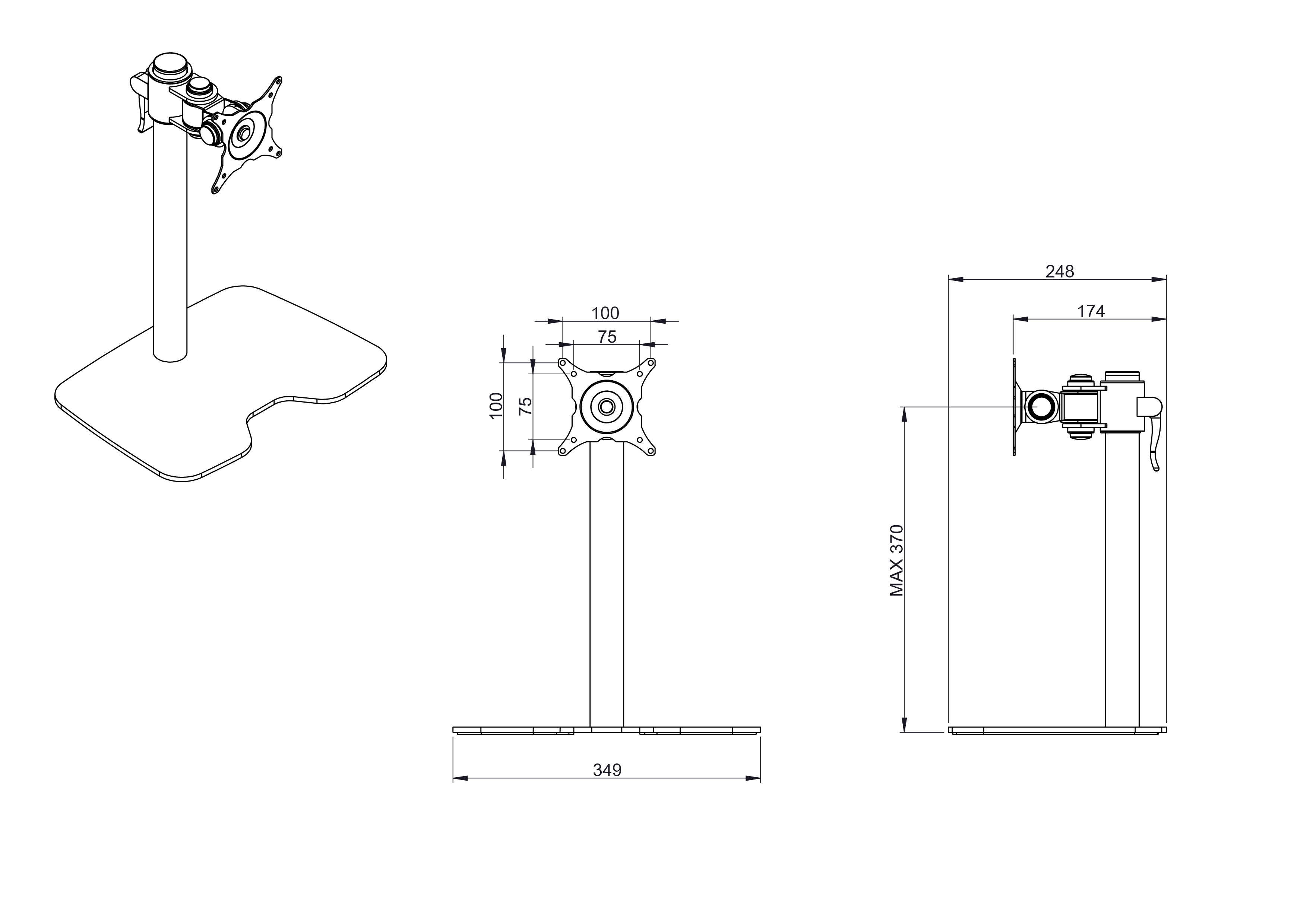 CMS3093-4-5 Freestand